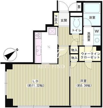 エスペランサ南青山 202 間取り図