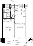 アーバネックス戸越銀座 604 間取り図