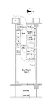 ヒューリックレジデンス新宿戸山 218 間取り図