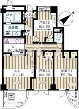 ラピュータ 1005 間取り図