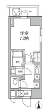 レジディア日本橋馬喰町2 507 間取り図
