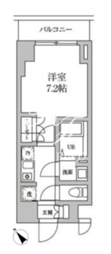 レジディア日本橋馬喰町2 303 間取り図