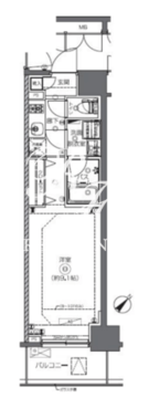 ズーム日本橋馬喰町 402 間取り図