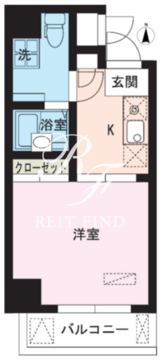 レジディア大井町 1204 間取り図