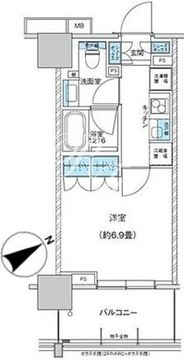 ザ・パークハウス浅草橋タワーレジデンス 305 間取り図