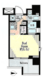 レジディア市谷薬王寺 803 間取り図