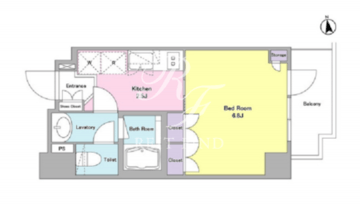 コンフォリア三田トロワ 407 間取り図