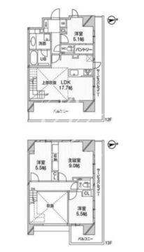 M白金台 1201 間取り図