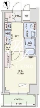 アーバネックス秋葉原イースト 704 間取り図