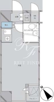 フォンテ六本木 903 間取り図