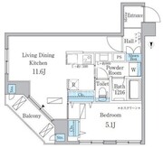 アーバネックス八丁堀 402 間取り図