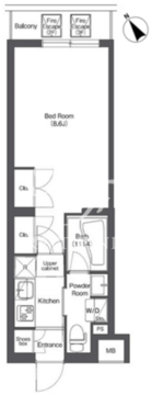 コンフォリア不動前 102 間取り図