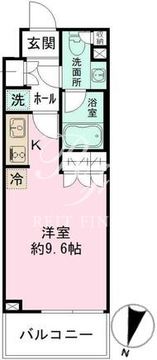 パークリュクス清澄白河 102 間取り図