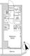 ベルビュー新橋 804 間取り図