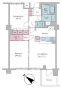 レジディア文京音羽 114 間取り図