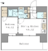 ブリリアイスト両国 508 間取り図