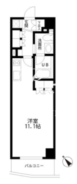 レジディア幡ヶ谷 304 間取り図