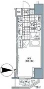 パークハビオ上野3丁目 805 間取り図
