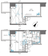 ズーム目黒 403 間取り図