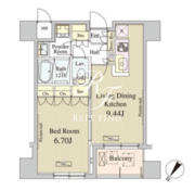 コートラクリア人形町 303 間取り図