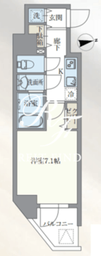 グランパセオ本郷三丁目 403 間取り図