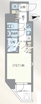 グランパセオ本郷三丁目 703 間取り図