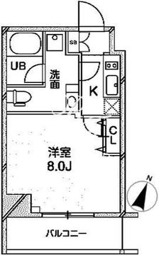 グランパセオ巣鴨 1002 間取り図