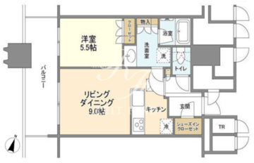 パークコート文京小石川ザタワー 2315 間取り図