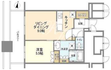 パークコート文京小石川ザタワー 2316 間取り図