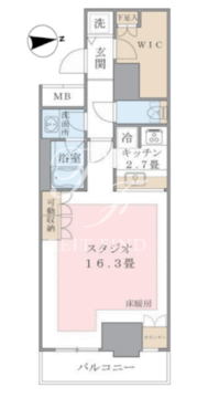 ブリリアイスト東雲キャナルコート 221 間取り図