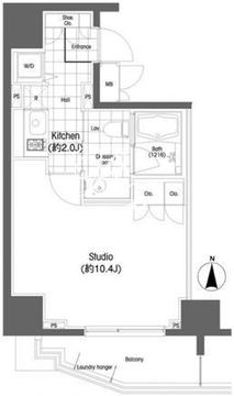 BPRレジデンス恵比寿 602 間取り図