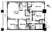 レジディア日本橋馬喰町 1502 間取り図