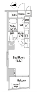 コンフォリア押上 601 間取り図