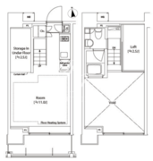 カスタリア中延 406 間取り図