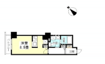 TKフラッツ渋谷 312 間取り図