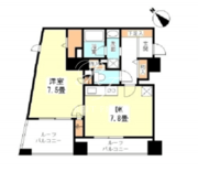 TKフラッツ渋谷 1401 間取り図