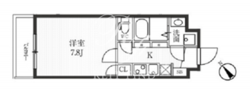 新宿夏目坂コート 302 間取り図