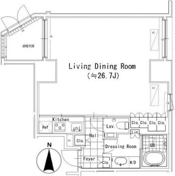 アルティスコート南青山 101 間取り図
