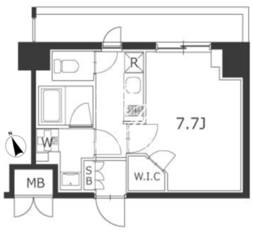 KDXレジデンス豊洲 627 間取り図