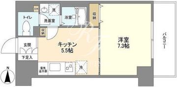 ヴェルデ東日本橋 202 間取り図