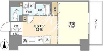 ヴェルデ東日本橋 204 間取り図