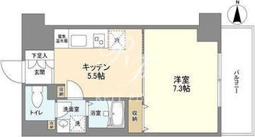 ヴェルデ東日本橋 603 間取り図