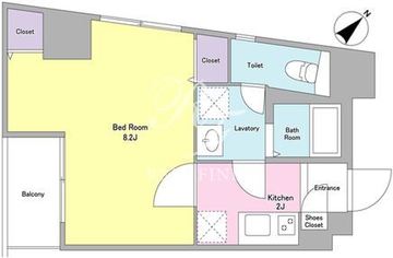 グランフェリシア 601 間取り図