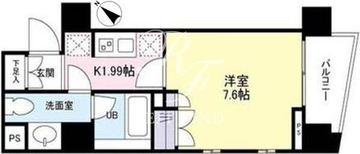 日本橋ミスモ 1005 間取り図