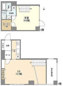 ミリアレジデンス南麻布 204 間取り図