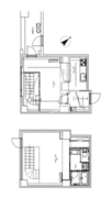 ミリアレジデンス南麻布 205 間取り図