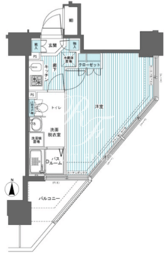 フェニックス西参道タワー 611 間取り図