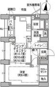 東雲キャナルコートCODAN 14-1210 間取り図