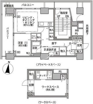 東雲キャナルコートCODAN 16-201 間取り図