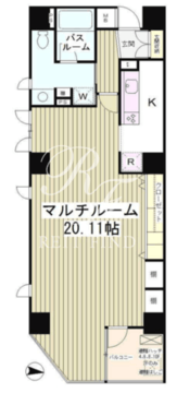 クレイドル日本橋 802 間取り図